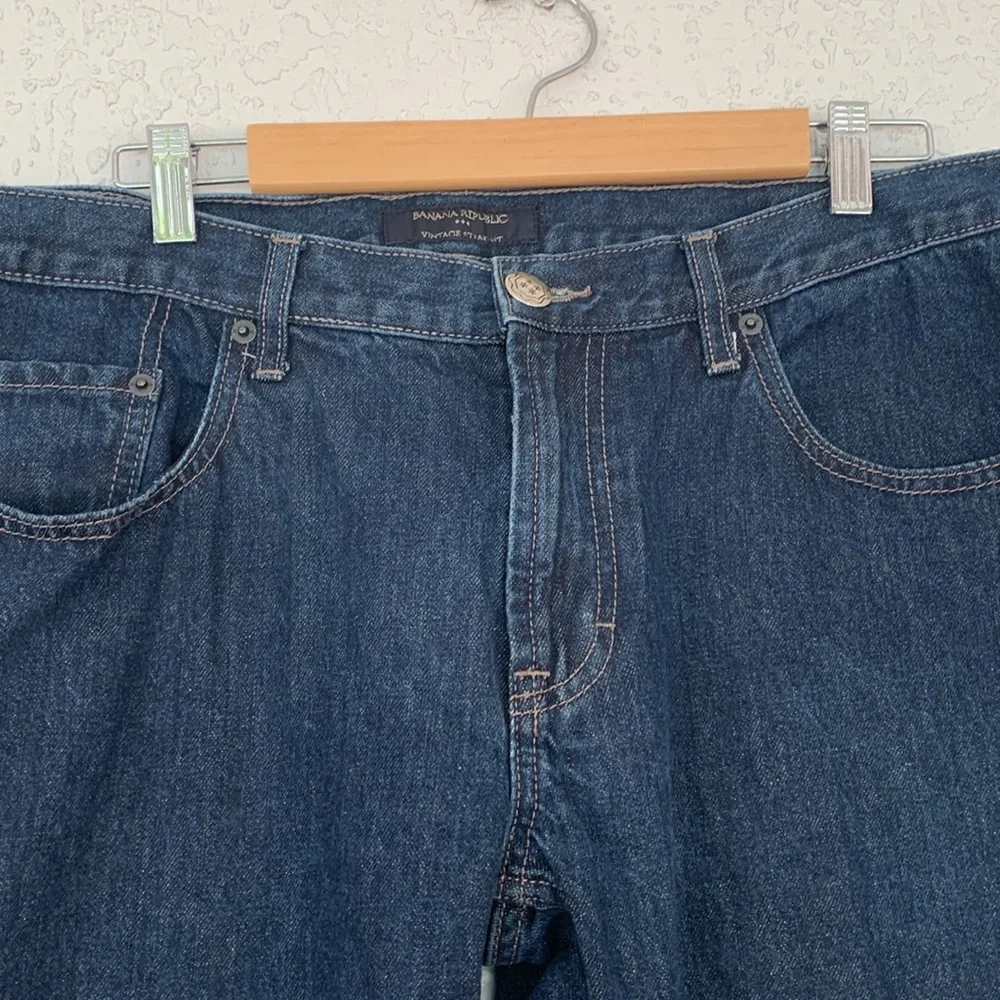 Banana Republic vintage straight blue jeans size 34x34
